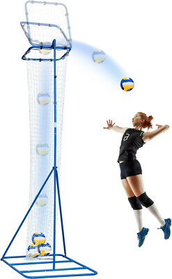 Volleyball Setter Trainer Net w/ 3 Angles Height 8.53 to 9.84 Ft Adjust 1886