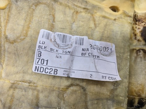 DODGE CHARGER SXT 15-23 OEM FRONT RIGHT PASSENGER SIDE SEAT CHAIR COVER CUSHION - Picture 8 of 10