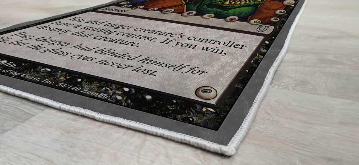 Eye to Eye Rug, Magic the Gathering Rug, Magic Card Decoration, Gargox Rug  | eBay