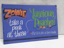 Antique Hand Painted Showcard Sign