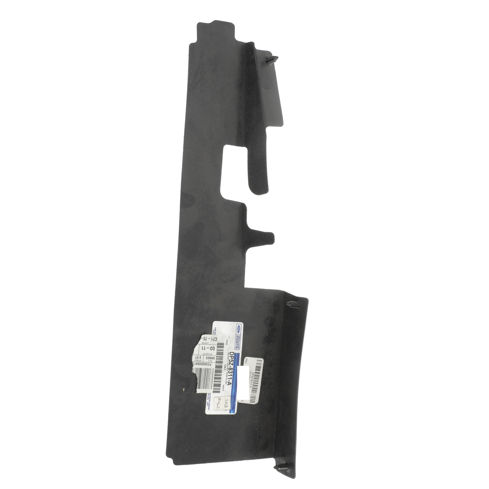 Deflector de soporte del radiador izquierdo para Ford Lincoln MKZ 2013-2016 (N/P DP5Z-8311-A)