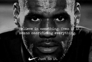 nike lebron poster