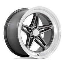 American Racing Vn514 Groove 18x8 5x120.65 0mm Anthracite W Diamond Cut Lip