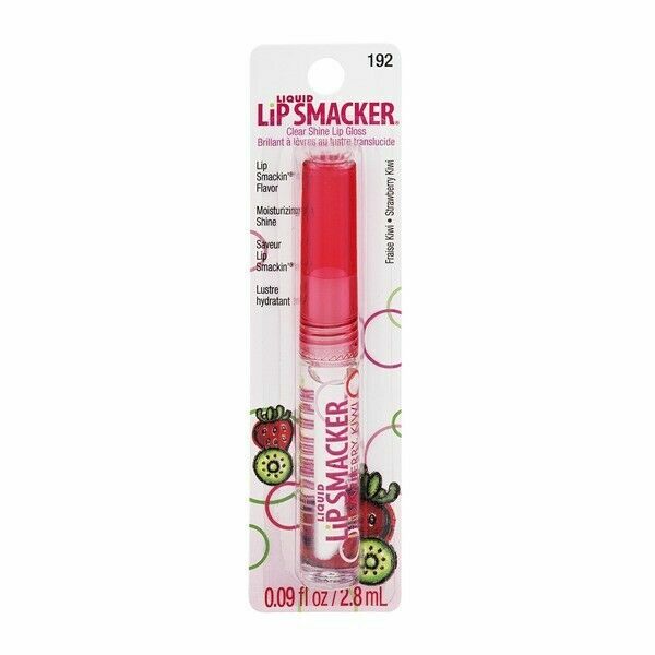 Lip Smacker Clear Shine Liquid Gloss Strawberry Kiwi 192 0.09 Oz for