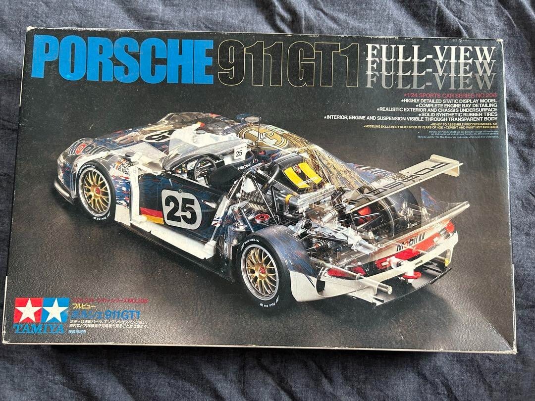 TAMIYA PORSCHE 911 GT1 FULL VIEW No.208 Plastic Model kit(1 TAMIYA PORSCHE 911 GT1 FULL VIEW No.208 Plastic Model kit(1