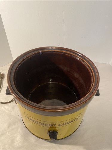 Vintage Sears & Roebuck & Co Crockery Cooker Crock Pot no Lid Tested See Photos - Picture 2 of 13