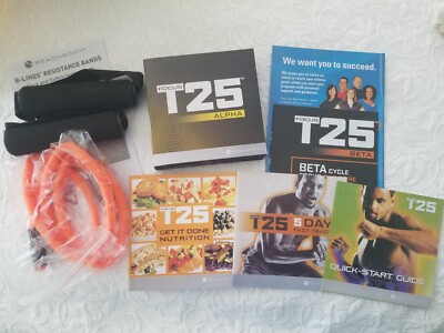 Beachbody Focus T25 Alpha Beta Get It Done Workout Complete DVD Set New 