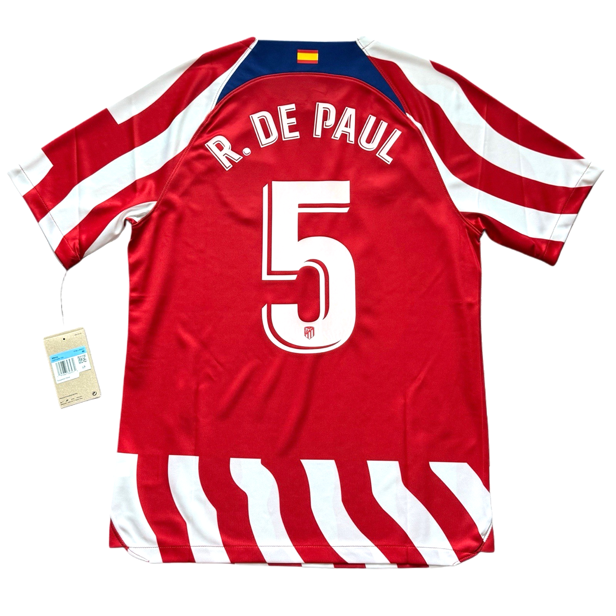Atlético Madrid 2023 Summer Tour #5 デパウル 2022/23 Atletico Madrid Home Jersey #5 R. De Paul Medium Nike