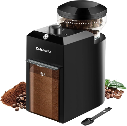 Electric Burr Coffee Grinder,Adjustable coffee grinder with 28 Precise Grind ...