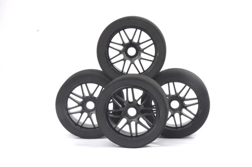 1/8 4Pcs Foam Tires&Nylon Wheel Rim 17mm Hex For HSP HPI RC Racing Car - Picture 10 of 11