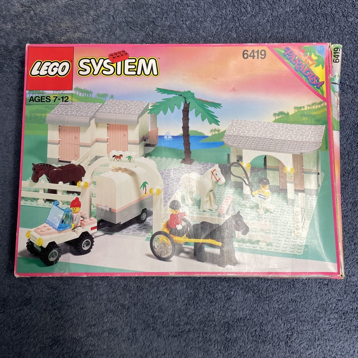 ジョージ LEGO Town Paradisa 6419 Rolling Acres Ranch 100% Complete W/Box