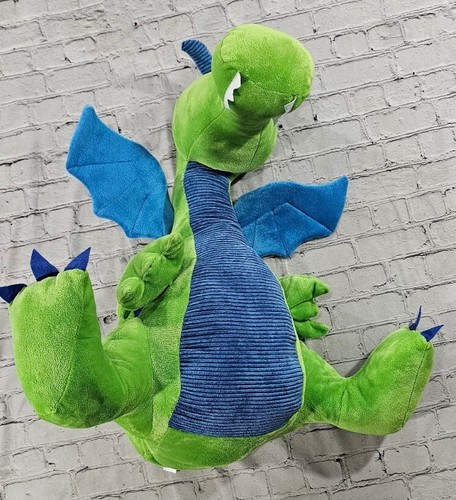 Toys R Us Green Dragon Plush 28" Stuffed Toy Animal Adventure 2013 Retired - Picture 2 of 10