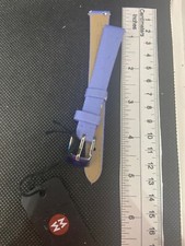 Michele Leather Watch Band Bracelet Preowned Good Condition 12mm N818