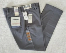 NEW Men's Dockers Easy Khaki w Stretch Slim Fit 362950007 Gray Many Sizes