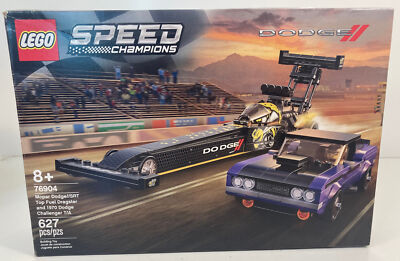 BOX ONLY Lego Speed Champion Mopar SRT Top Fuel Dragster 1970