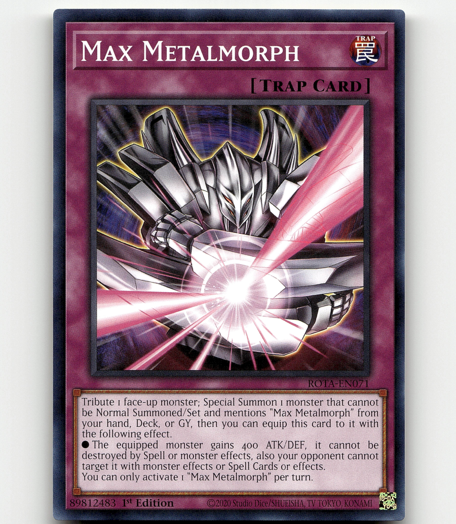 Yugioh Max Metalmorph - Rage of the Abyss