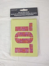 Small LOL Die-cut 6 Note Cards 6 Envelopes Tapestry By C.R. Gibson New Sealed 