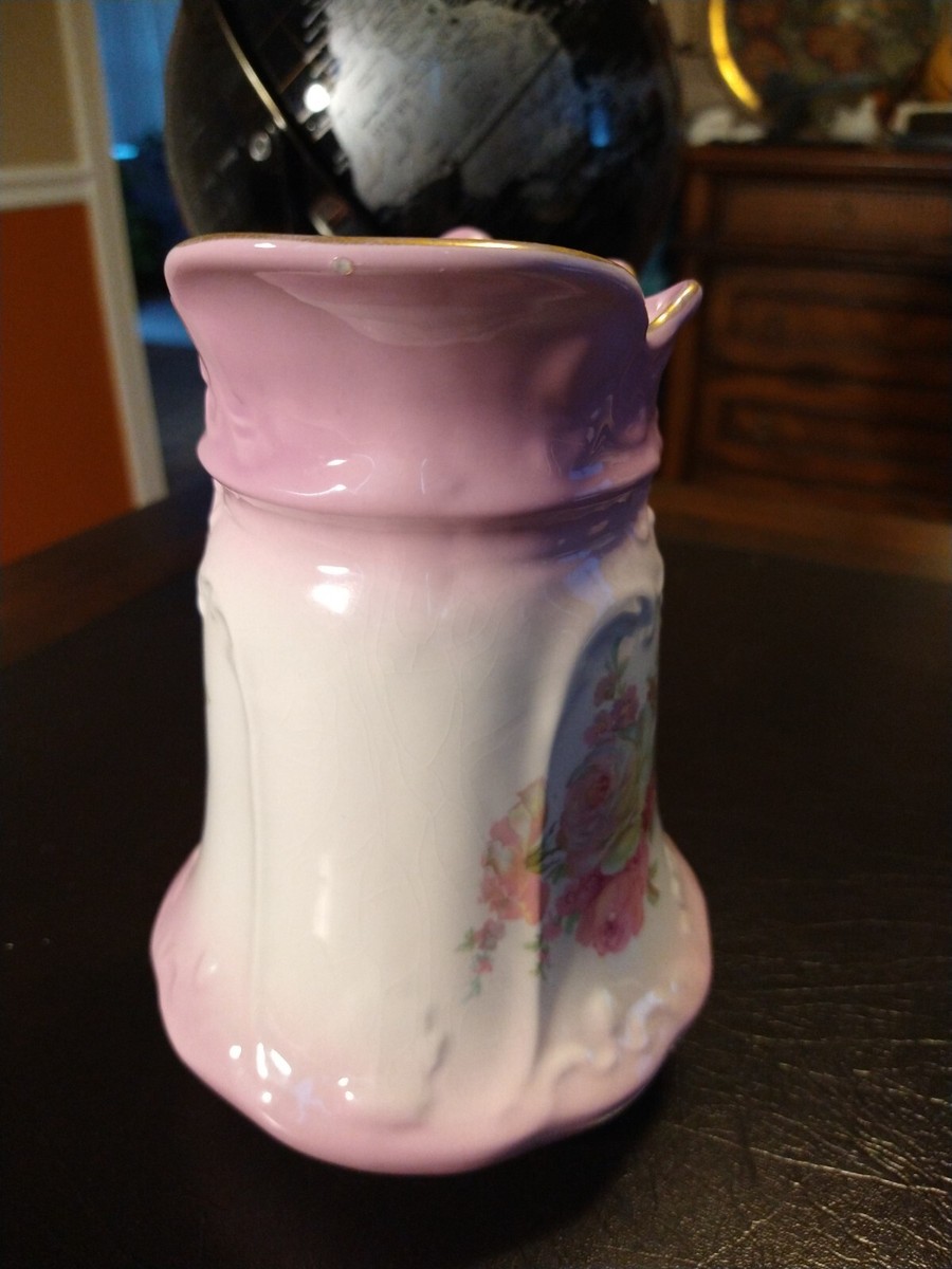 James Kent Old Foley Victoria Rose Pitcher Vintage 7