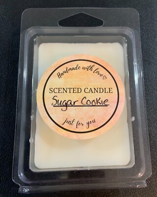 6 Cube SOY Blend Wax Tarts Melts** Sugar Cookie**