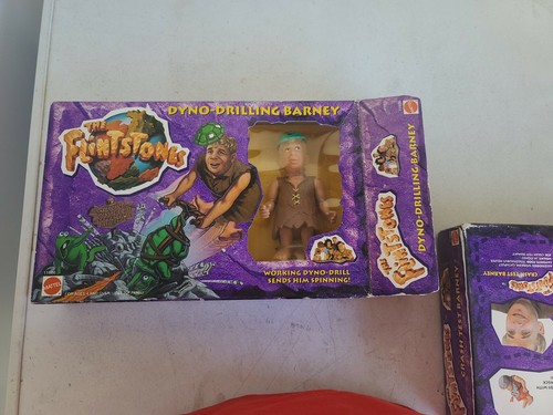 Vintage Flintstones Barney Action Figures IOB - Picture 6 of 12