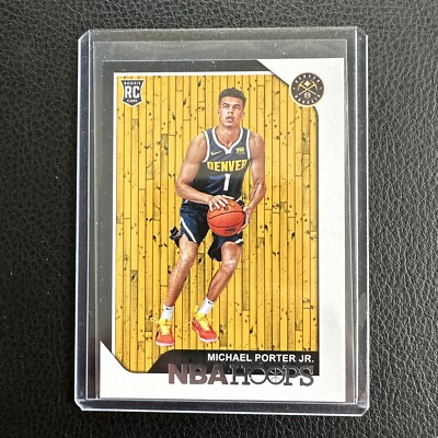 Michael Mpj Denver Michael Porter 2018-19 NBA Hoops Rookie Card RC