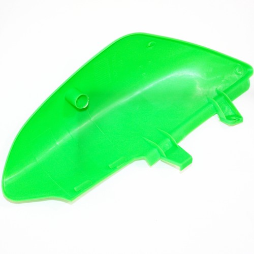 Green Plastic muffler Side NO Guard Fender CRF50 Style PIT PRO Trail Dirt Bike - Picture 2 of 2