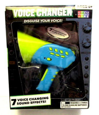 NEW STEM - 7 Voice Changer Child man Woman Robot Rock n Roll Echo Fuzzy