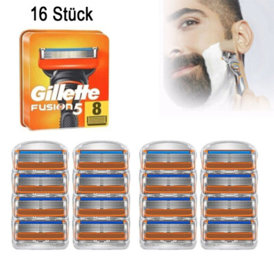 16 Stk Rasierklingen für Gillette Fusion 5 Proglide Klingen Ersatz Rasierklingen