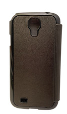 Funda abatible de cuero Icon Saffiano para Samsung Galaxy S4 - negra