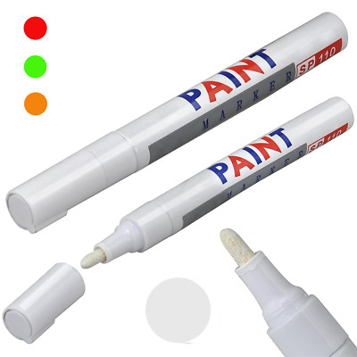  2x Marker für Reifen Weiß,Rot,Grün,Orange auf Ölbasis Wasserfest Marker 101934 