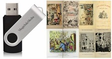 Caricature Cartoon Drawing Moving Animation Humor Art - 231 Old Books on USB