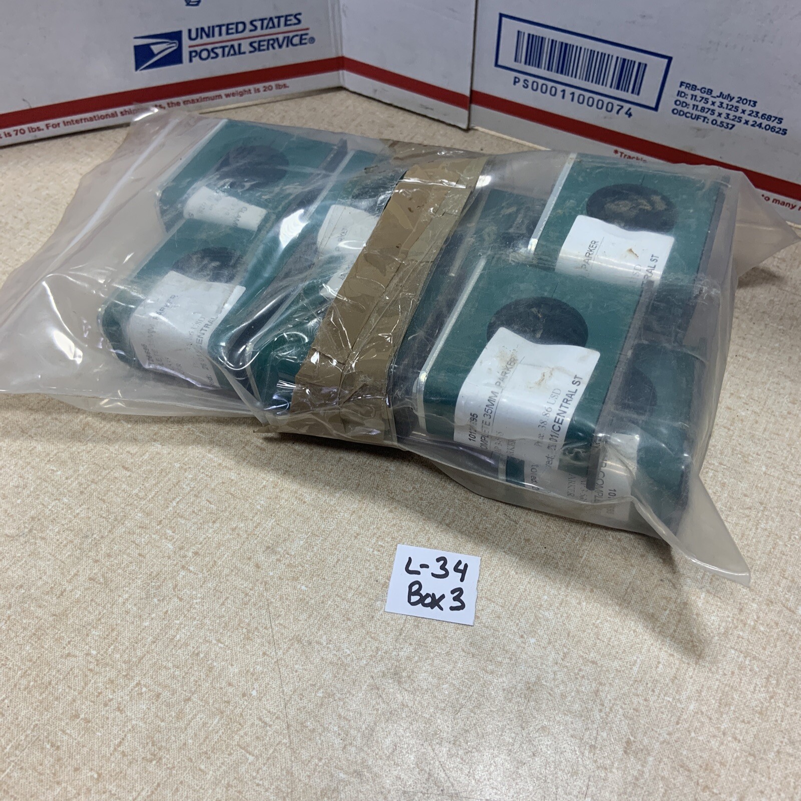 LOT 8 Parker Tube / Hose Clamps RAP3-535 35MM DP-A5 New 10126695