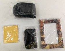 Centrios Slim Camera Accessory Lot Carrying Case Picture Frame & Cleaning Cloth