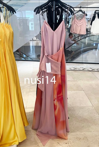 ZARA NUEVO VESTIDO LARGO ESTAMPADO MUJER CON BUFANDA ROSAS XS-XXL 8031/364/116 - Imagen 6 de 6