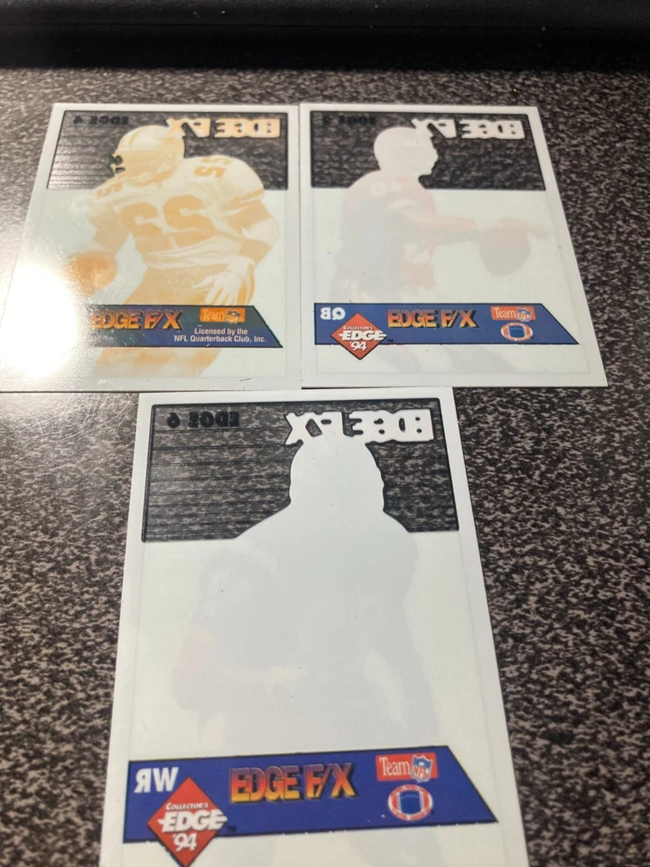 1994 COLLECTOR'S EDGE FOOTBALL BOSS SQUAD, ROOKIES, EDGE FX, CHECKLIST CARDS - Image 4 of 4