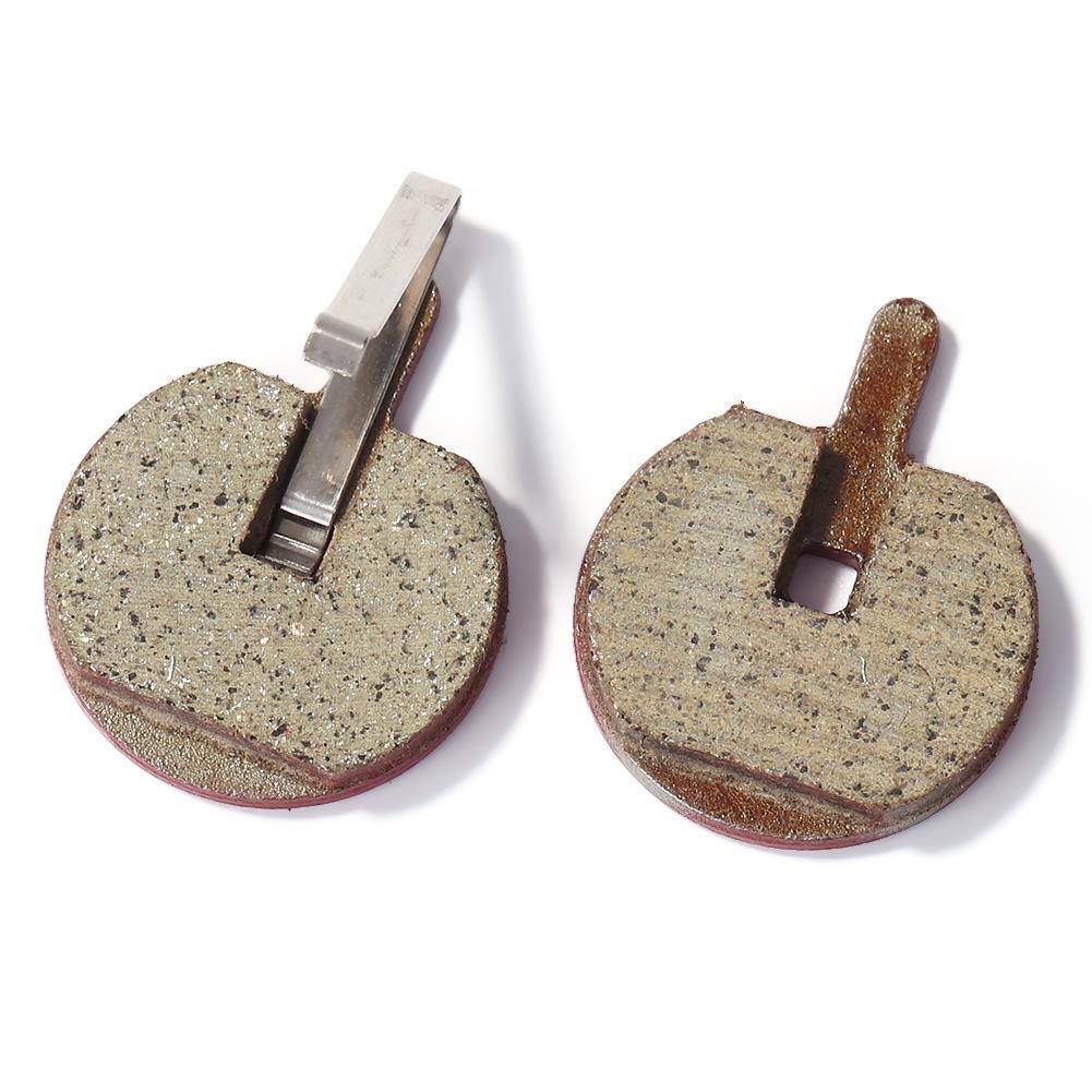 Kit De 2 Paires De Plaquettes De Frein à Disque Semi-métalliques Pour VTT - Couleur Rouge - Environ 34x29x4mm