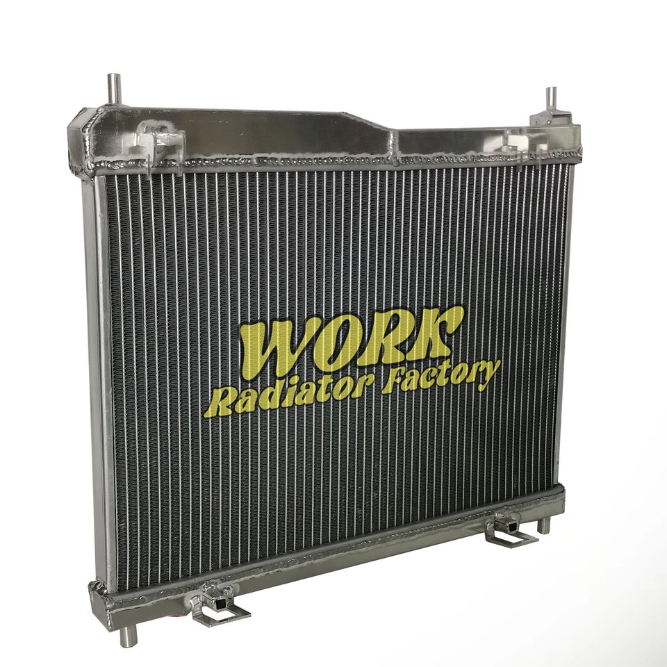 Radiador de aluminio para Ford Fiesta Ikon Courier L4 1,6 L 2001-2018 2017 16 15 14 Foto 4 de 4