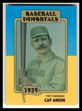 1980-87 SSPC HOF #17b Cap Anson