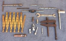 Vintage tools lot mixed Estate Find Unusual Old american Made Other clamp WC