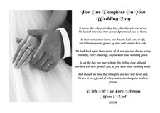 dad gift to daughter on wedding day