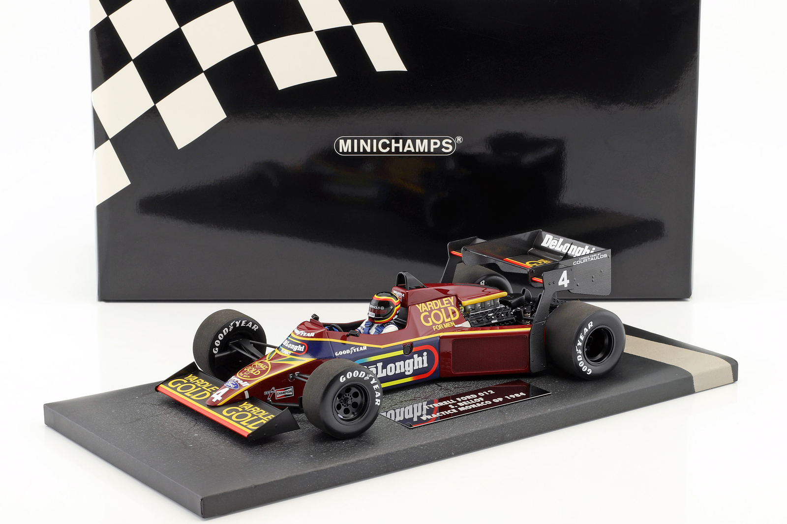 Stefan Bellof Tyrrel 012 4 Practice Monaco GP Formule 1 1984 1 18 Minichamps Stefan Bellof Tyrrel 012 4 Practice Monaco GP GP GP Formule 1 1984 1 18 Minichamps 4212f4