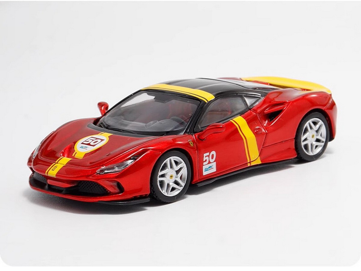 XF MODEL 1/64 Scale Ferrari F8 Tributo #50 Diecast Car Model
