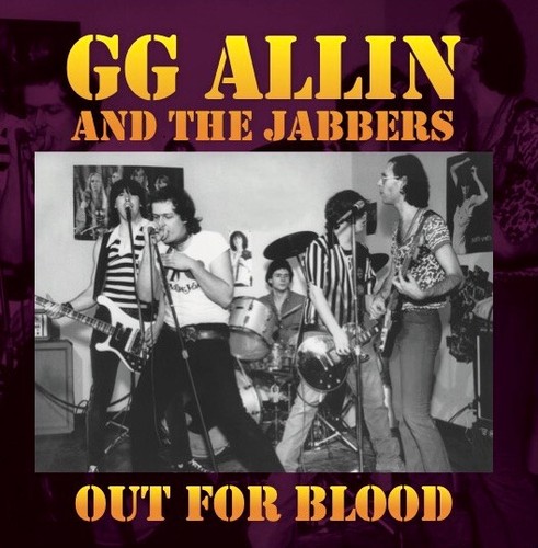 GG ALLIN & THE JABBERS - OUT FOR BLOOD 7" SET ALL 4 COLORS OFFICIAL BAND RELEASE - Picture 3 of 11
