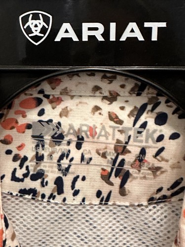 ARIAT WOMEN'S VENTTEK LEOPARD PRINT WESTERN SHIRT Meduim - Picture 3 of 7