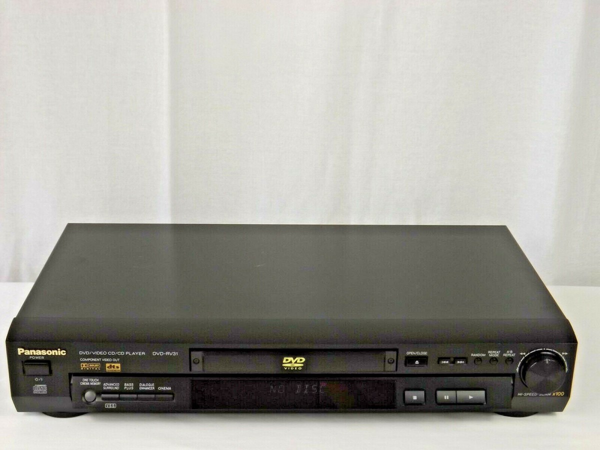 プレーヤー Panasonic DVD-RV31 Panasonic DVD-RV31 DVD Video Player CD Player Tested