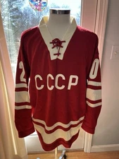 Stall & Dean CCCP 1972 Summit Series Vladislav Tretiak Jersey Size 3XL NWT