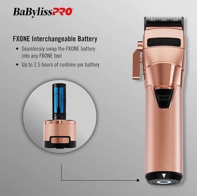 BaByliss PRO FXONE ROSEFX Rose Gold Cordless Clipper | FX899RG - BRAND NEW