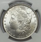 1884-CC Morgan Silver Dollar Carson City Mint Almost Uncirculated