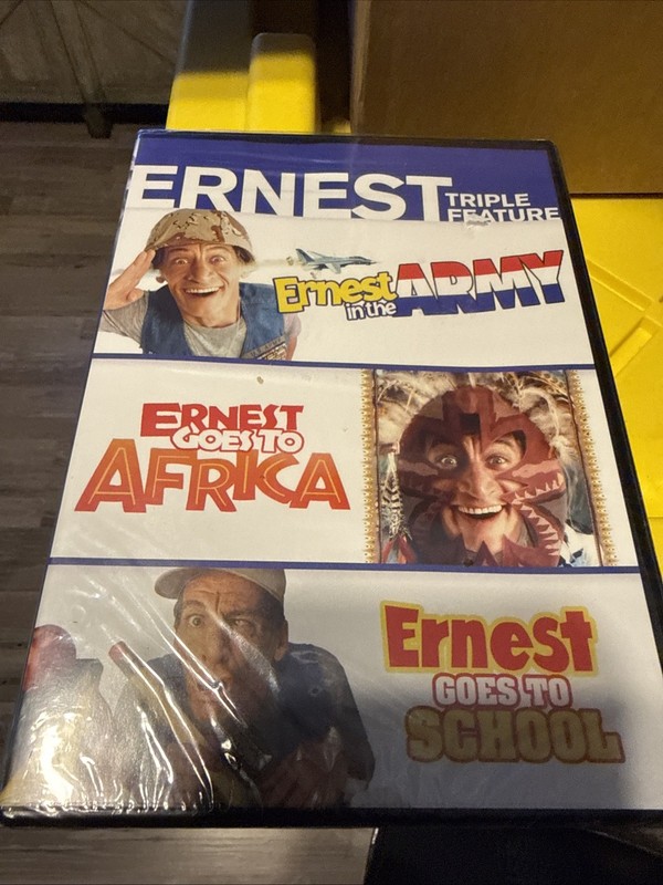Ernest in the Army/Ernest Goes to School/Ernest Goes to Africa DVD TRIPLE FEATUR