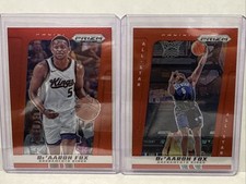 2✨2024 Prizm Deca #143 De’Aaron Fox Red SP /199 Sacramento Kings
